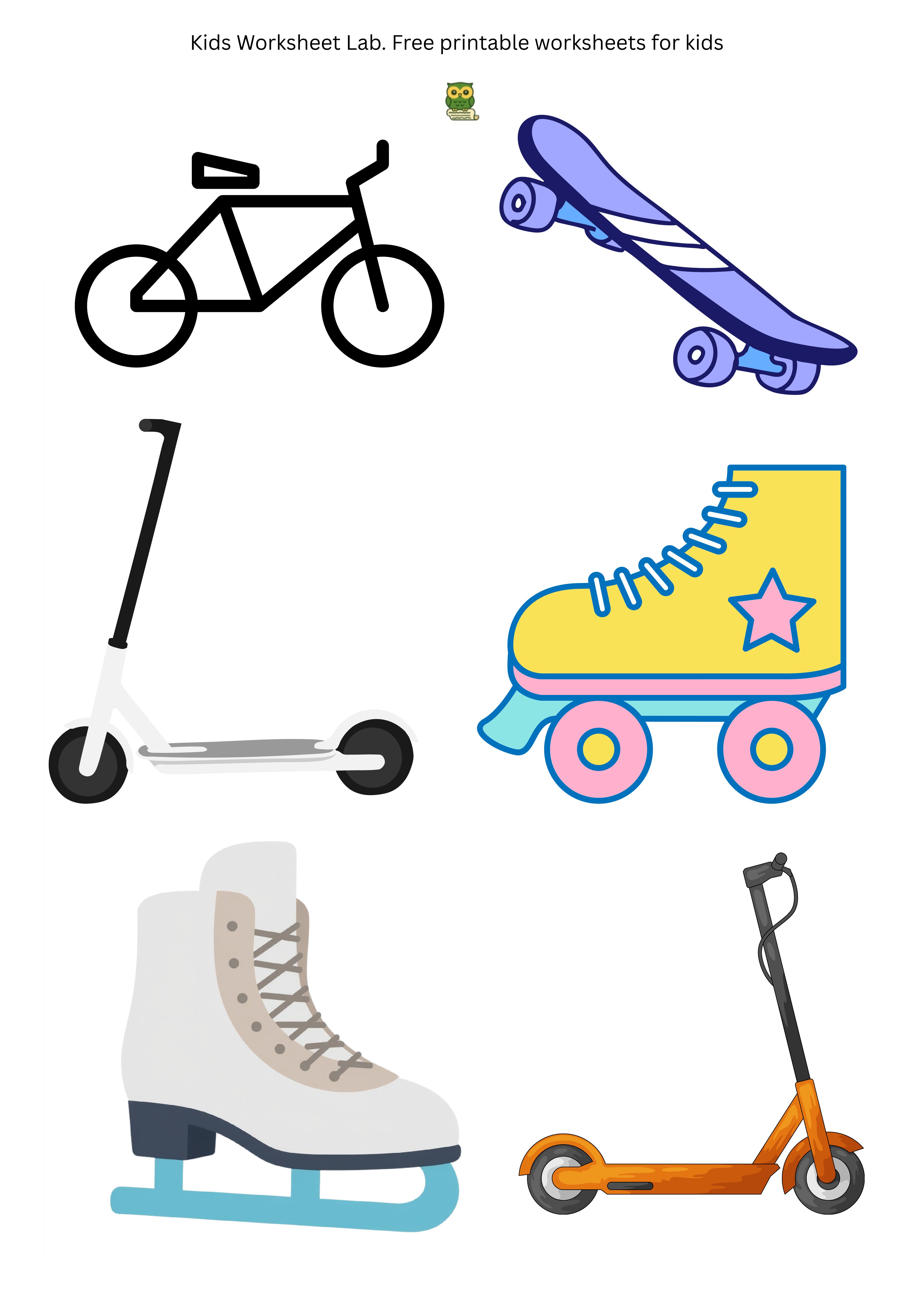Wheels & Rides Sticker Sheet