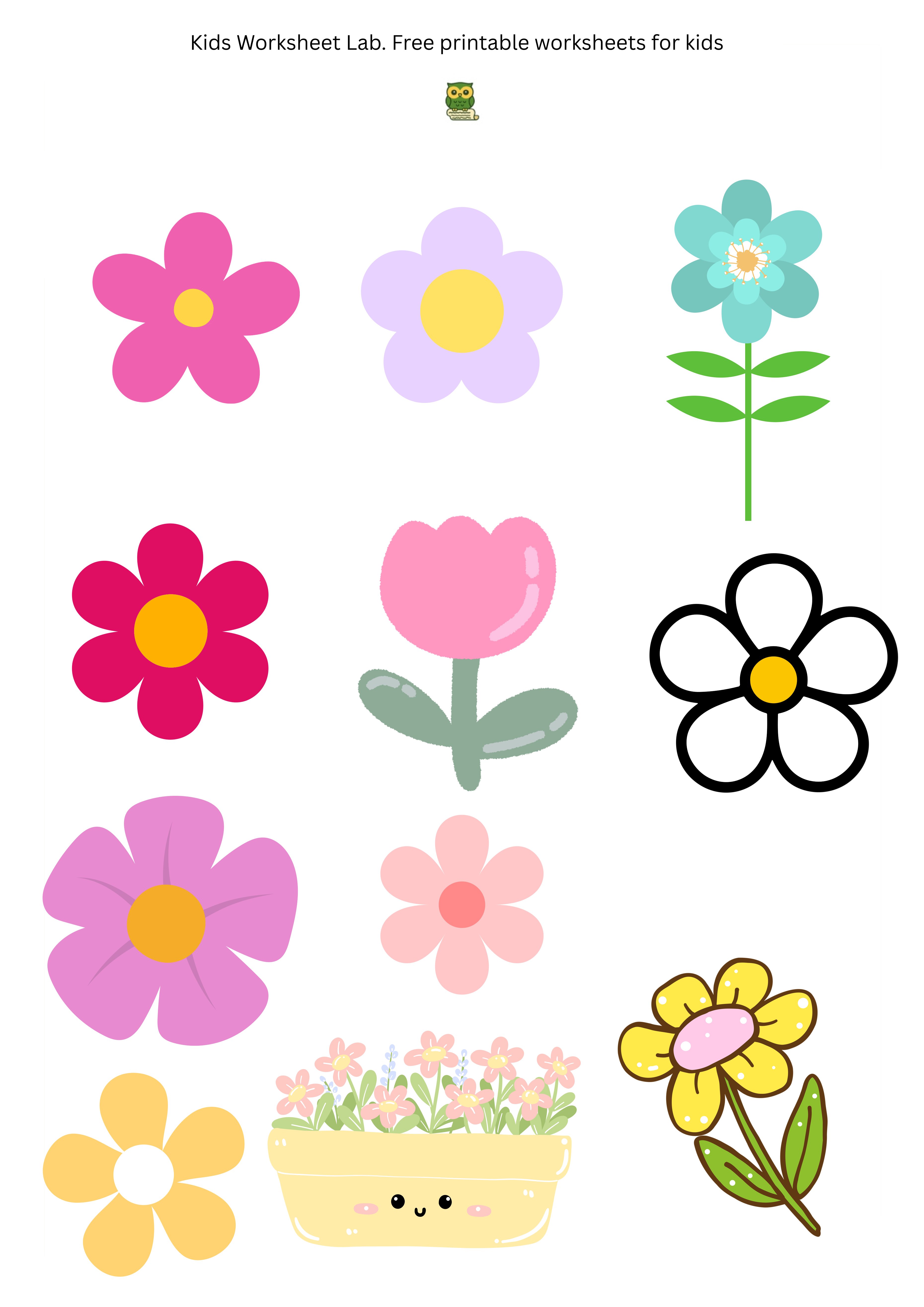 Flowers Sticker Sheet