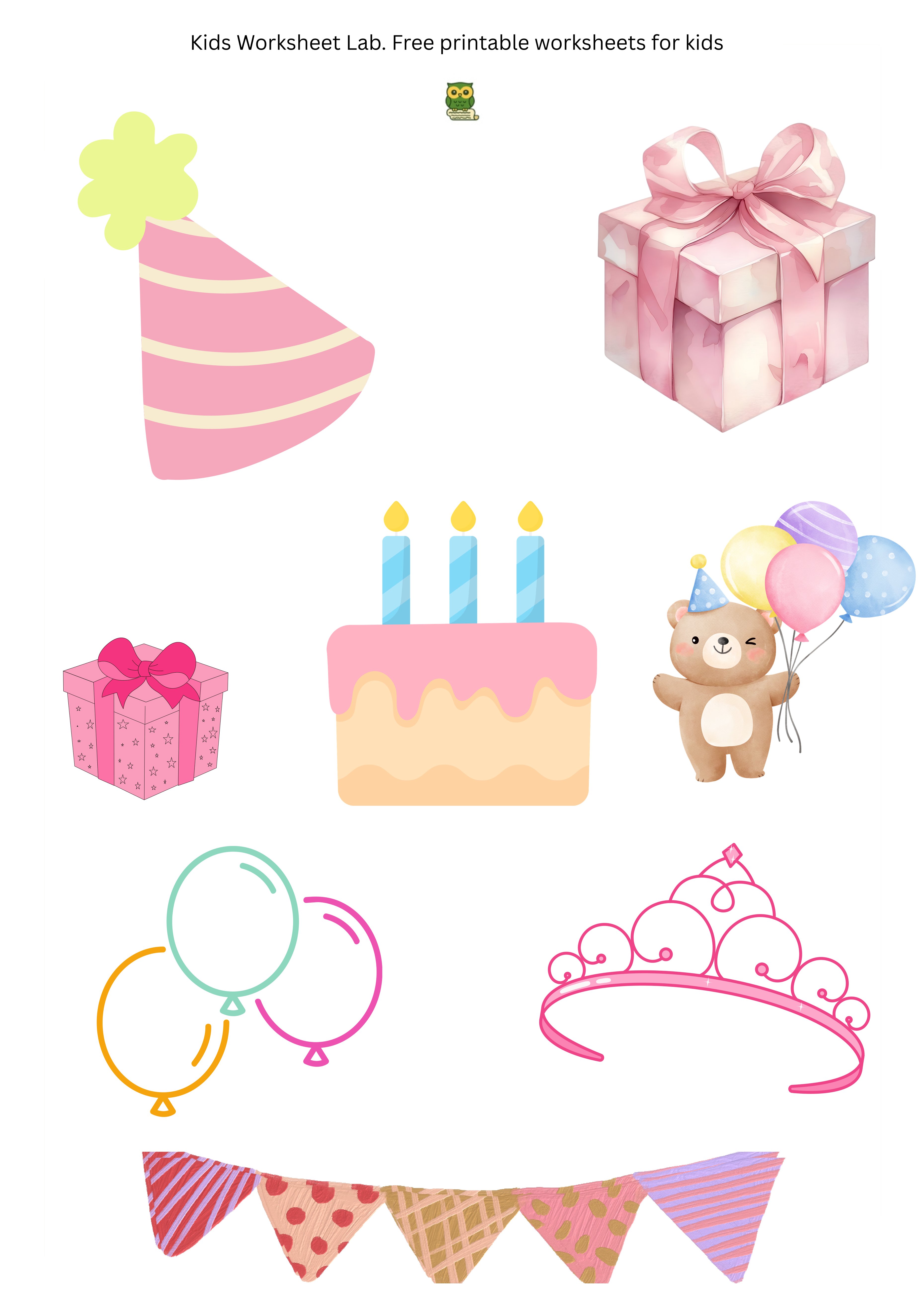 Birthday Gifts Sticker Sheet